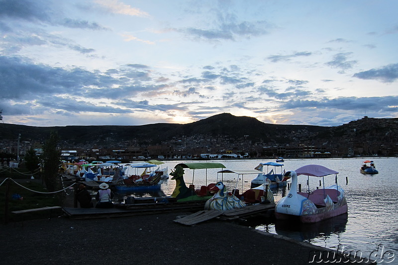 Am Hafen (Titicaca-See) von Puno, Peru