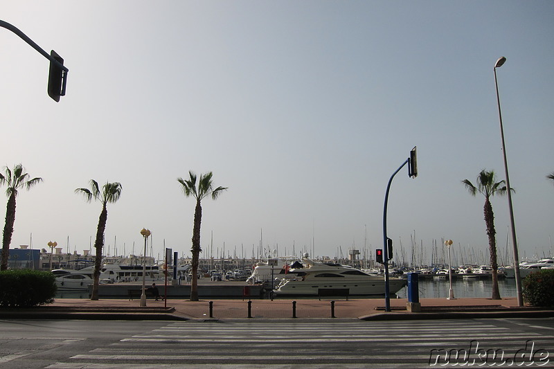 Am Hafen von Alicante, Spanien