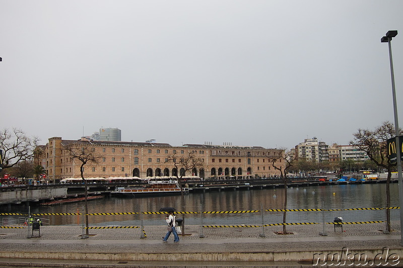 Am Hafen von Barcelona, Spanien