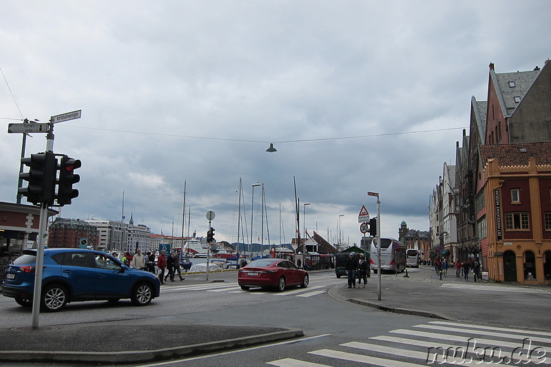 Am Hafen von Bergen, Norwegen