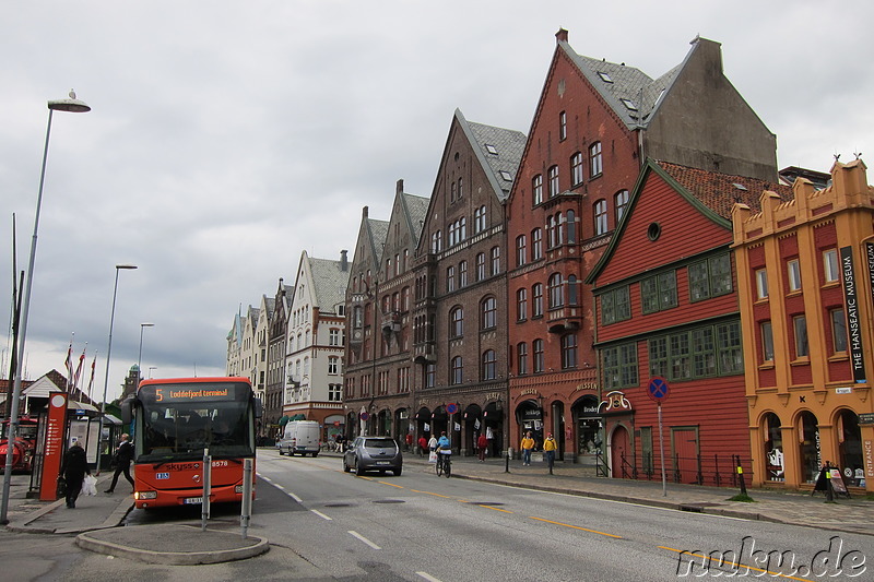 Am Hafen von Bergen, Norwegen