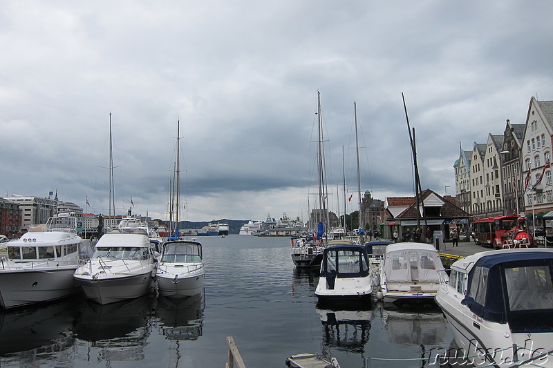 Am Hafen von Bergen, Norwegen