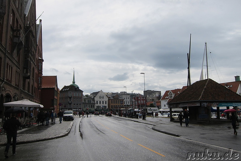 Am Hafen von Bergen, Norwegen