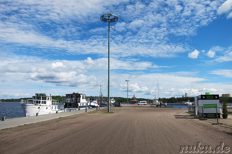 Am Hafen von Lappeenranta, Finnland