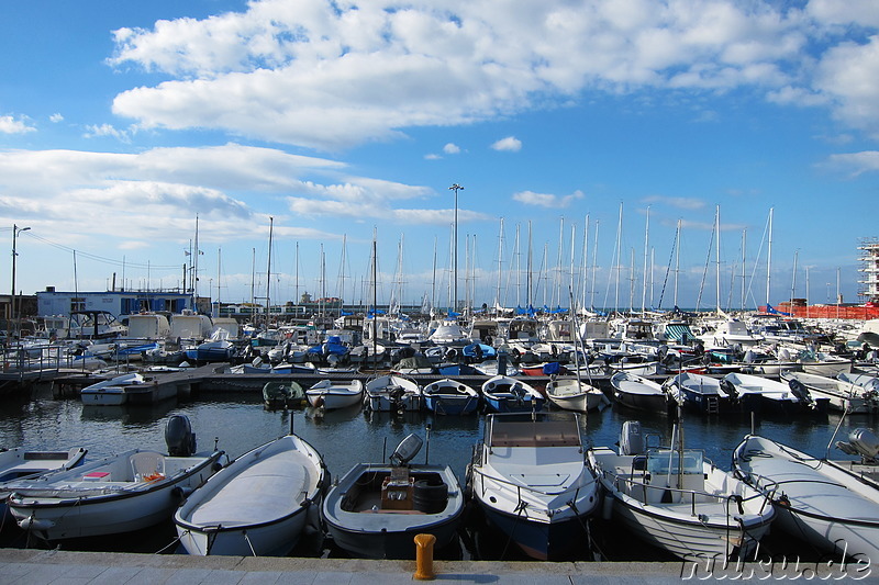 Am Hafen von Livorno, Italien