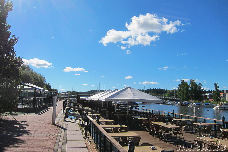 Am Hafen von Porvoo, Finnland