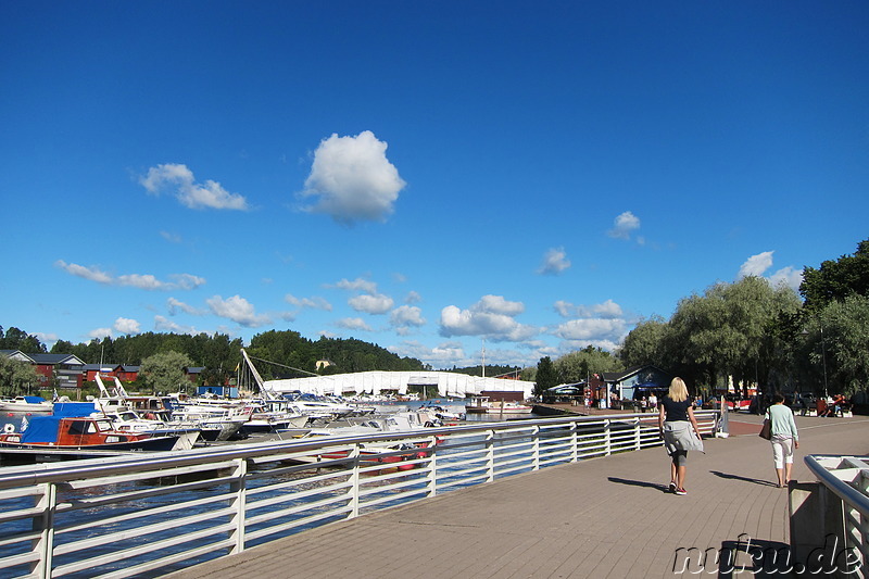 Am Hafen von Porvoo, Finnland