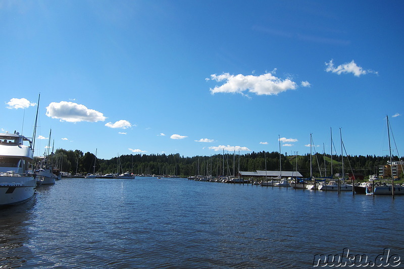 Am Hafen von Porvoo, Finnland