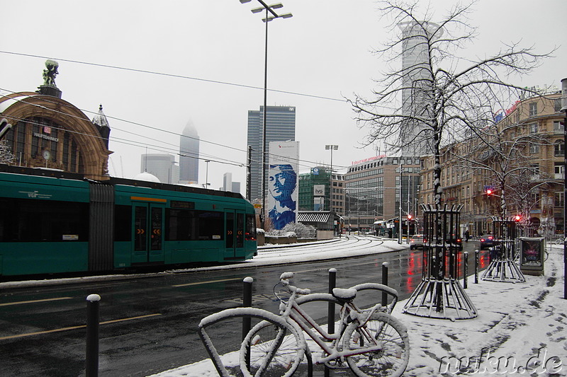 Am Hauptbahnhof in Frankfurt