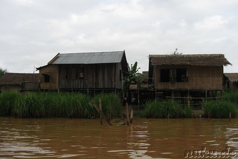 Am Inle Lake zwischen Nyaung Shwe und Ywama in Burma