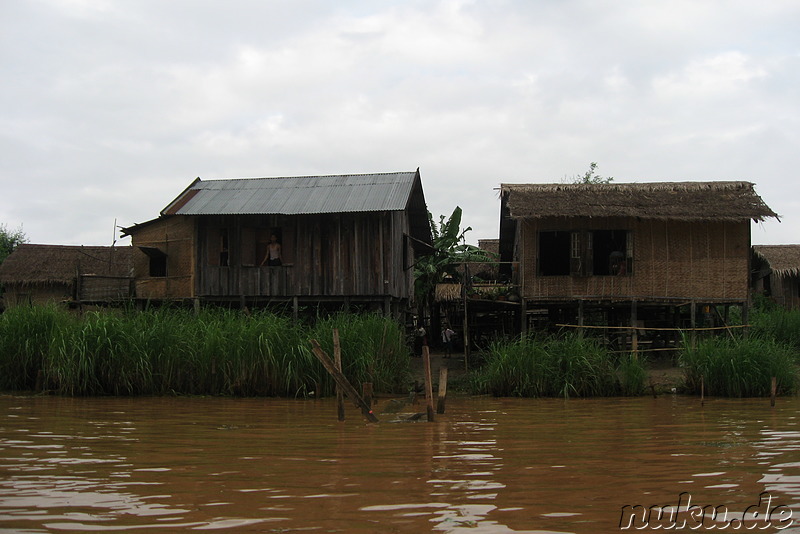 Am Inle Lake zwischen Nyaung Shwe und Ywama in Burma