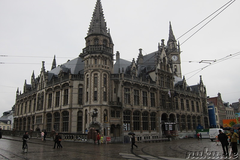 Am Korenmarkt in Gent, Belgien