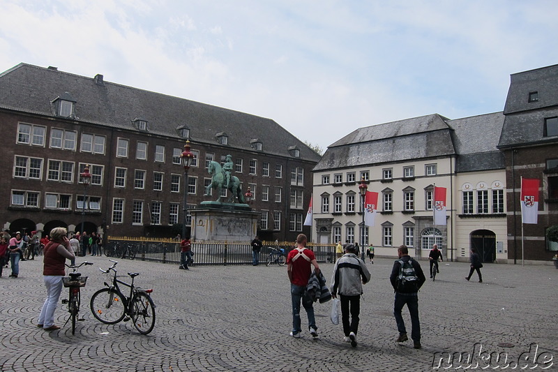 Am Marktplatz in Düsseldorf