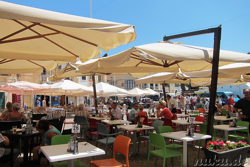 Am Marsaxlokk Square in Marsaxlokk, Malta