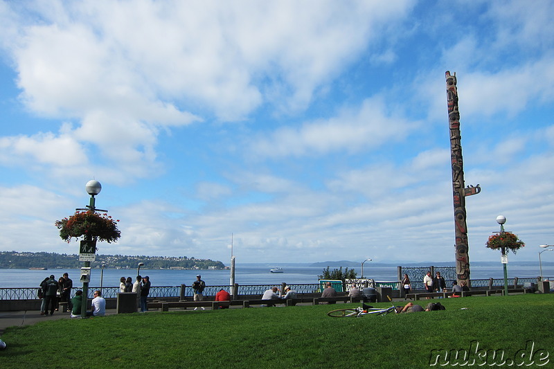 Am Meer in Seattle, U.S.A.