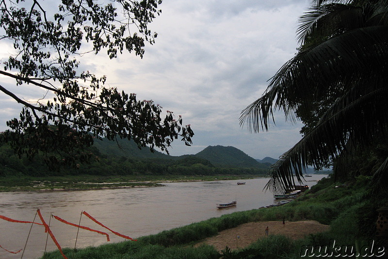 Am Mekong in Luang Prabang, Laos