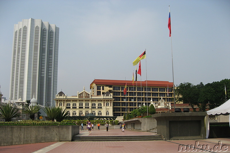 Am Merdeka Square in Kuala Lumpur, Malaysia