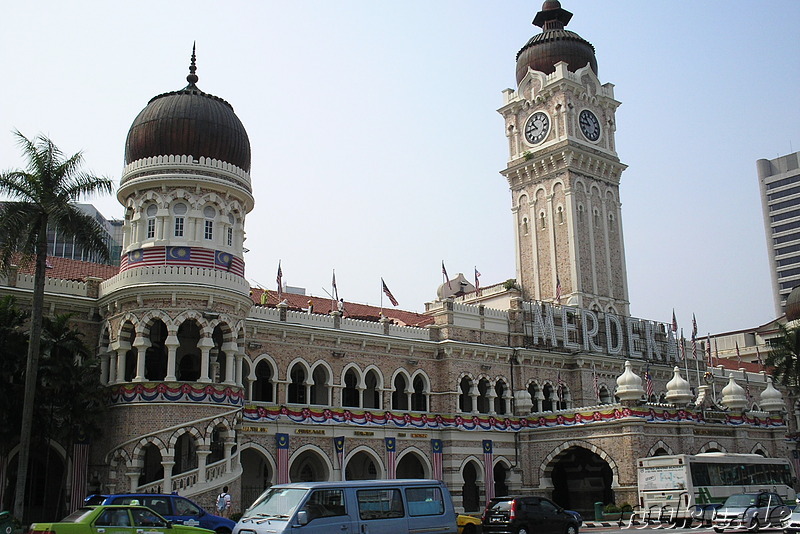 Am Merdeka Square in Kuala Lumpur, Malaysia