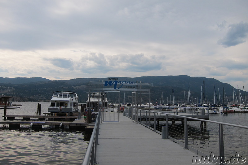 Am Okanagan Lake in Kelowna, Kanada