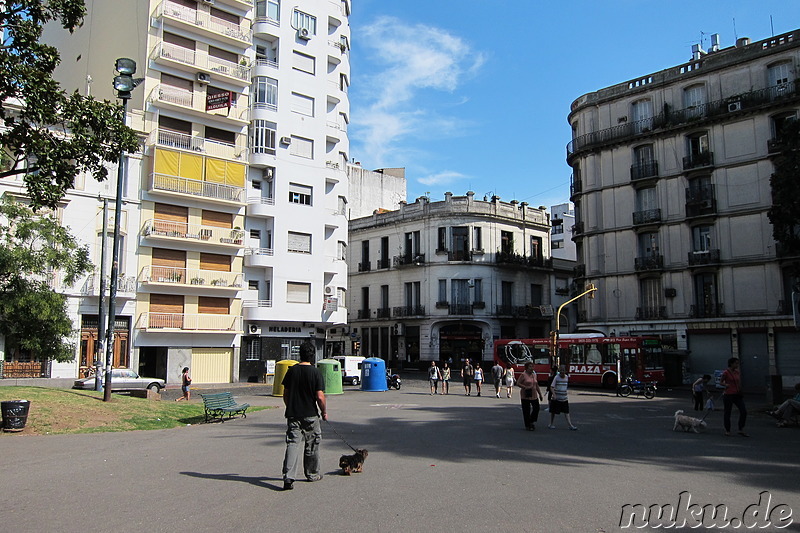 Am Parque Lezama in San Telmo, Buenos Aires, Argentinien