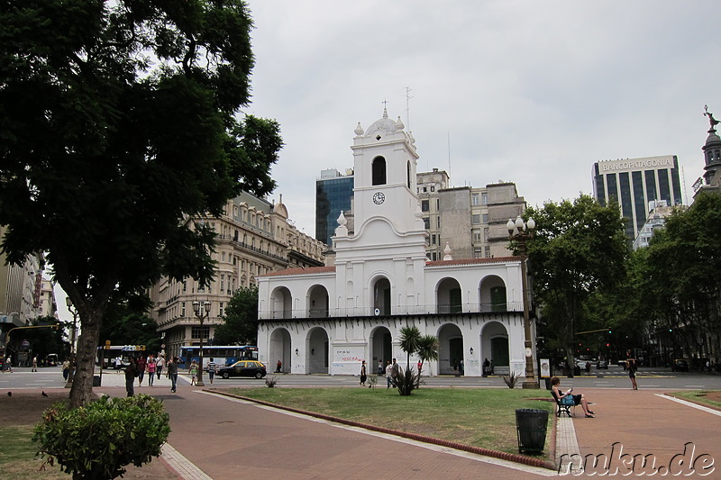 Am Plaza de Mayo in Buenos Aires, Argentinien