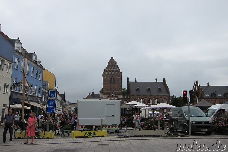 Am Rathaus von Roskilde, Dänemark