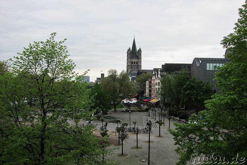 Am Rheinufer in Köln