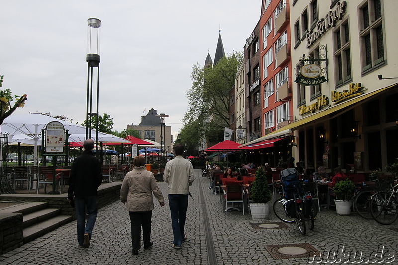 Am Rheinufer in Köln