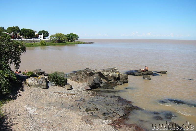 Am Rio de la Plata in Colonia del Sacramento, Uruguay