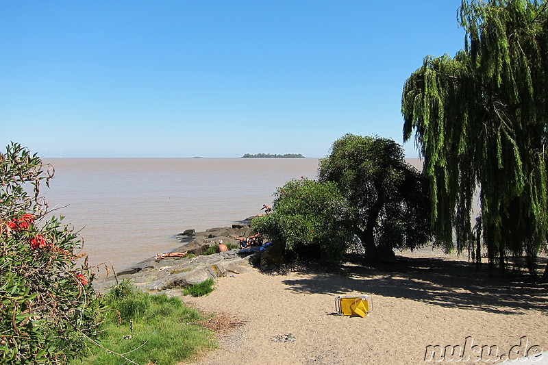 Am Rio de la Plata in Colonia del Sacramento, Uruguay