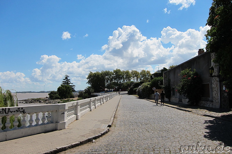 Am Rio de la Plata in Colonia del Sacramento, Uruguay