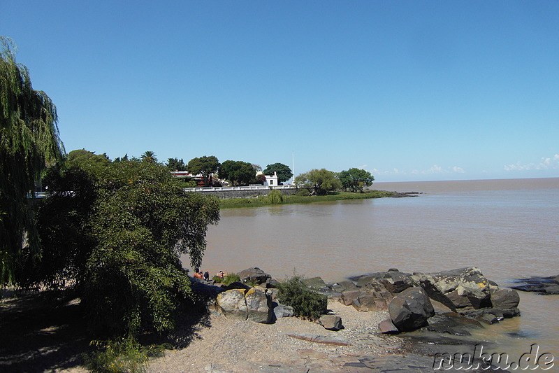 Am Rio de la Plata in Colonia del Sacramento, Uruguay