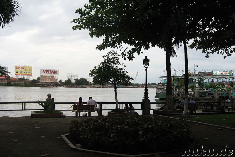 Am Saigon River in Ho Chi Minh City, Vietnam