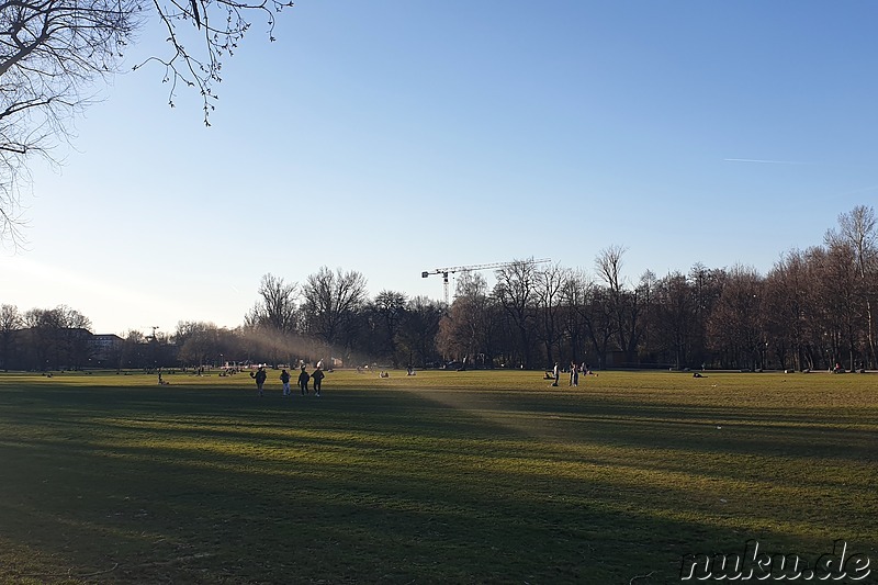 Am Wöhrder See in Nürnberg im März 2018