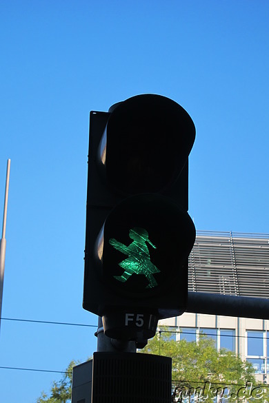 Ampelfrau in Dresden