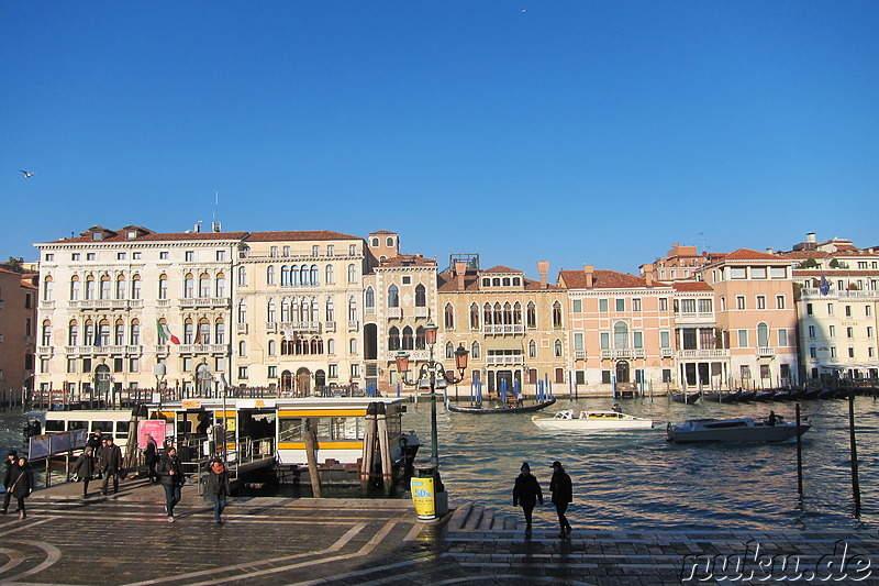 An der Chiesa di Santa Maria delle Salute in Venedig, Italien