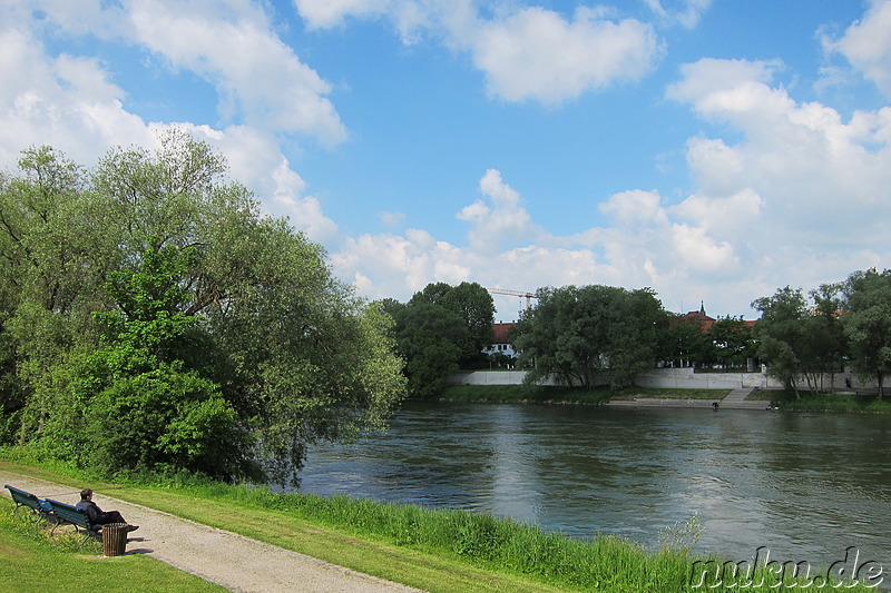 An der Donau in Ingolstadt