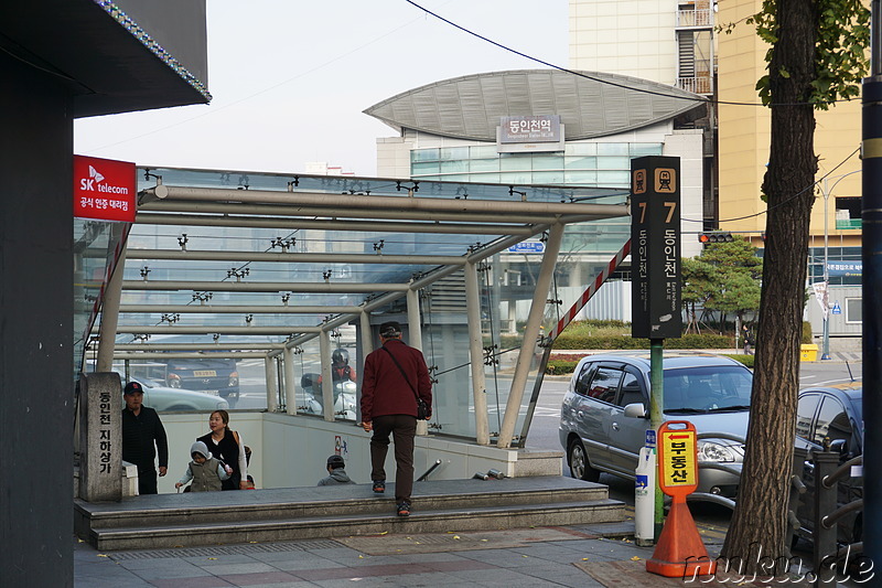 An der Dongincheon Station in Incheon, Korea