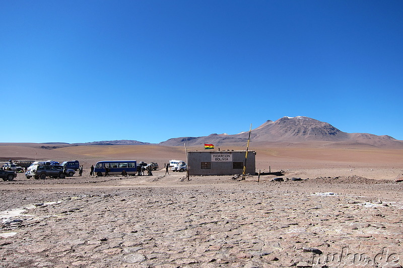 An der Grenze zwischen Chile und Bolivien