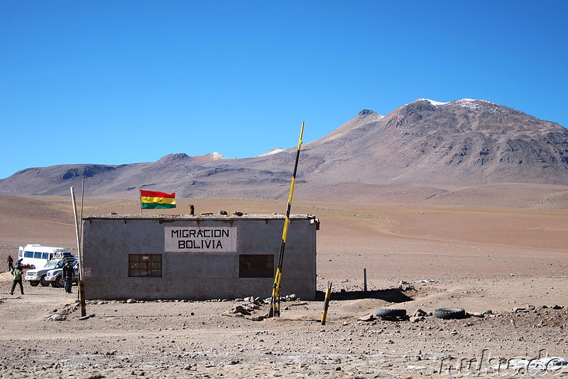 An der Grenze zwischen Chile und Bolivien