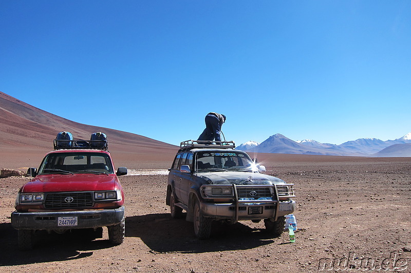 An der Grenze zwischen Chile und Bolivien