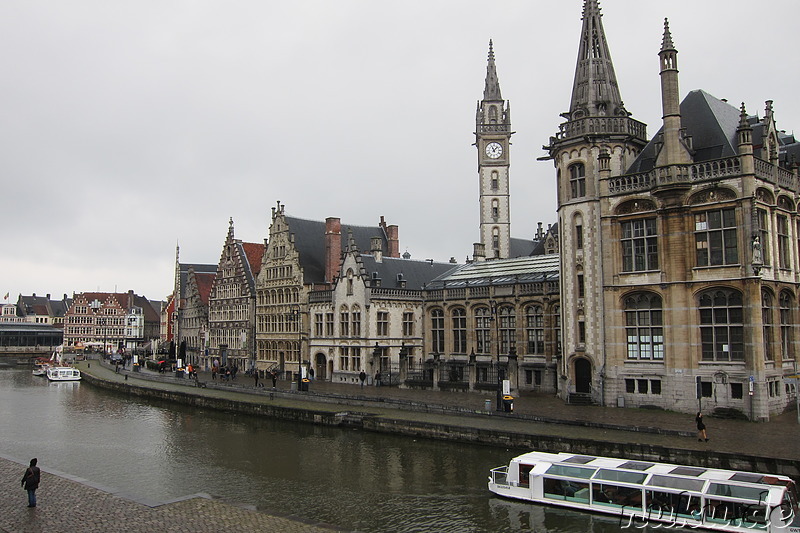 An der Leie in Gent, Belgien