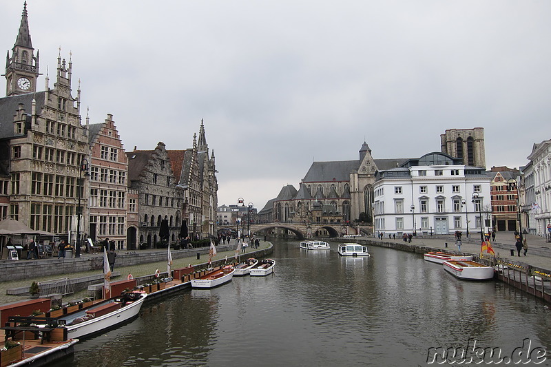 An der Leie in Gent, Belgien