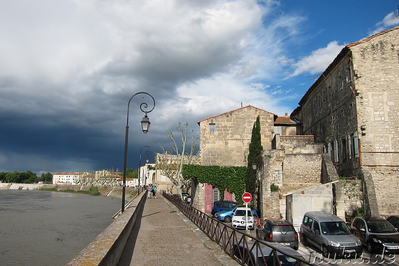 An der Rhone in Arles, Frankreich