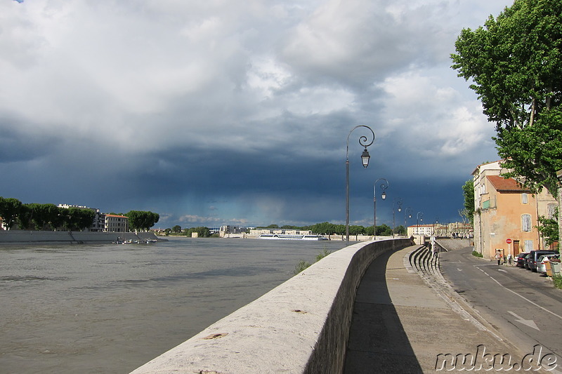 An der Rhone in Arles, Frankreich