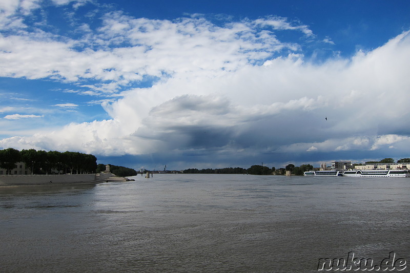 An der Rhone in Arles, Frankreich