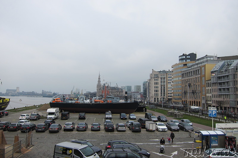 An der Schelde in Antwerpen, Belgien