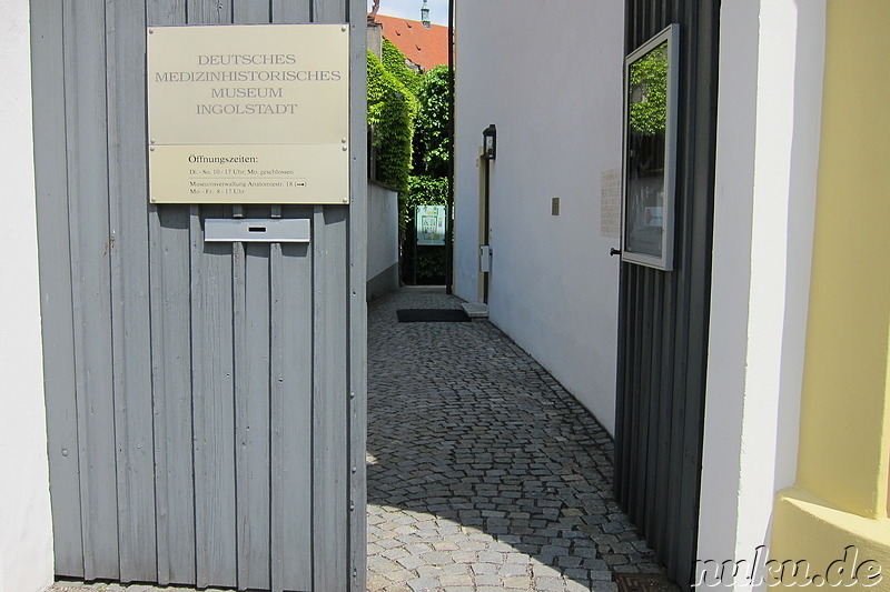 Anatomiestrasse in Ingolstadt, Bayern