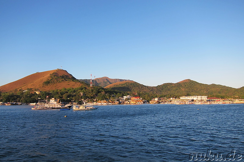 Anfahrt auf Coron Town, Busuanga Island, Philippinen