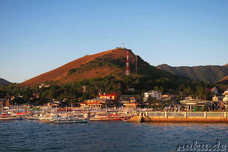 Anfahrt auf Coron Town, Busuanga Island, Philippinen